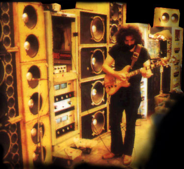 Jerry garcia guitar on sale rig equipment